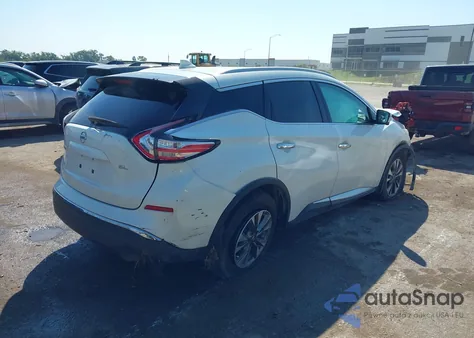 2016 Nissan Murano Sl из США, поврежденный, VIN 5N1AZ2MG8GN161685